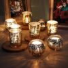 DEVI 24pcs Assorted Gold Votive Candle Holders - Image 3