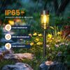 GIGALUMI Solar Pathway Lights 8 Pack - Image 4