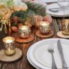 DEVI 24pcs Assorted Gold Votive Candle Holders