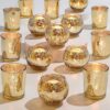 DEVI 24pcs Assorted Gold Votive Candle Holders - Image 4